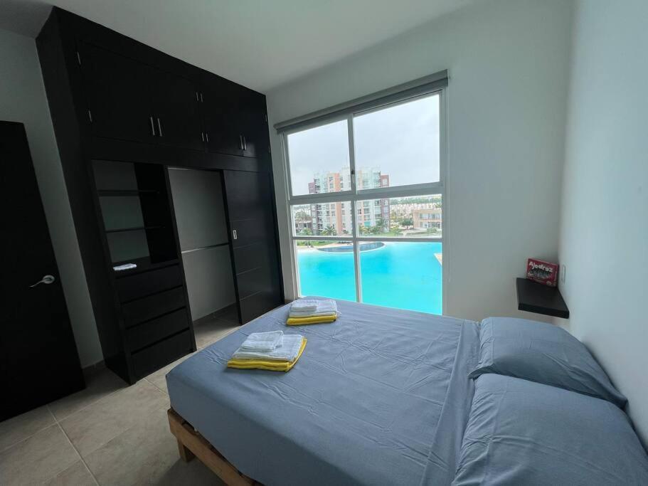 Apartment лагуна. прохладная. с бассейном, 15 мин от моря