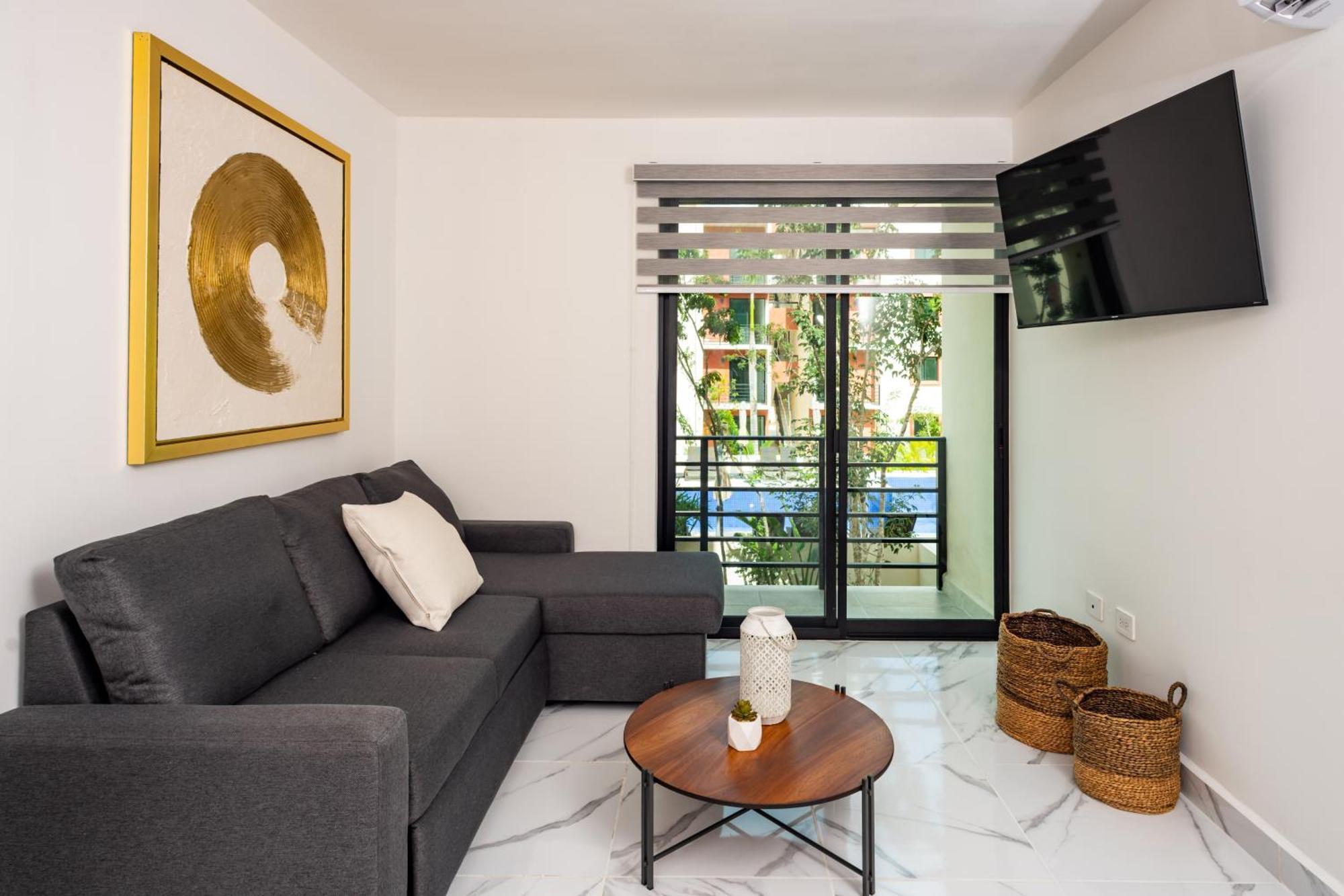2br Moderno En Residencial Ombu Apartment *