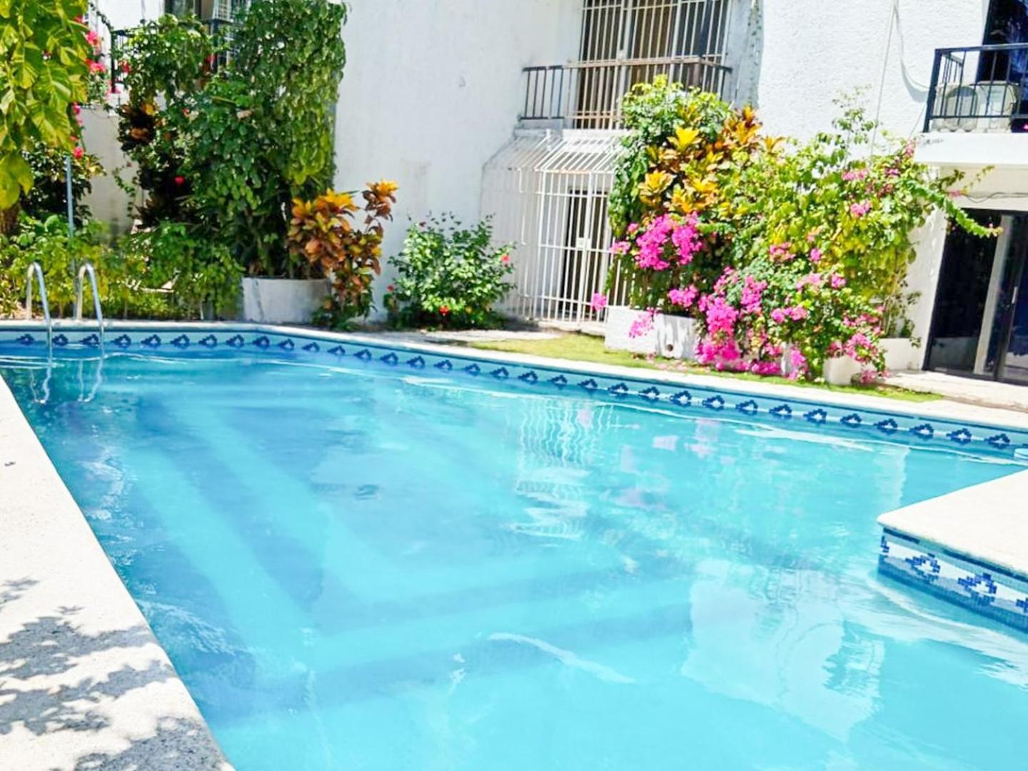 2 W/terrace & Pool In Apartment Cancún