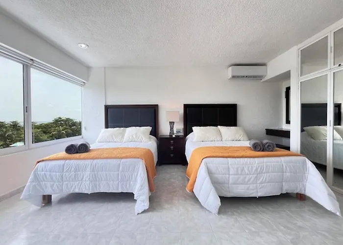 Bonito Departamento En Condominio Con Playa