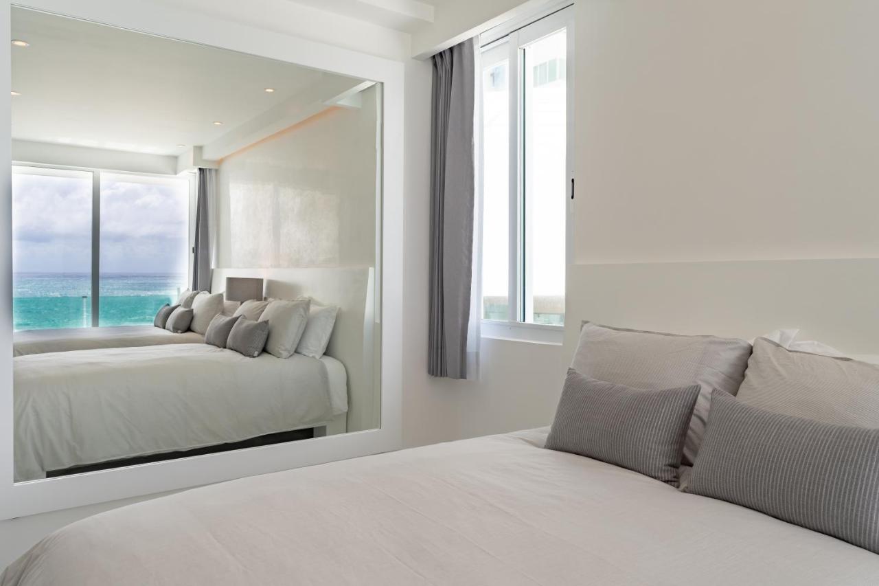 Beachfront Deluxe -best Ocean View, With Beach, Gym And Apartment Cancún