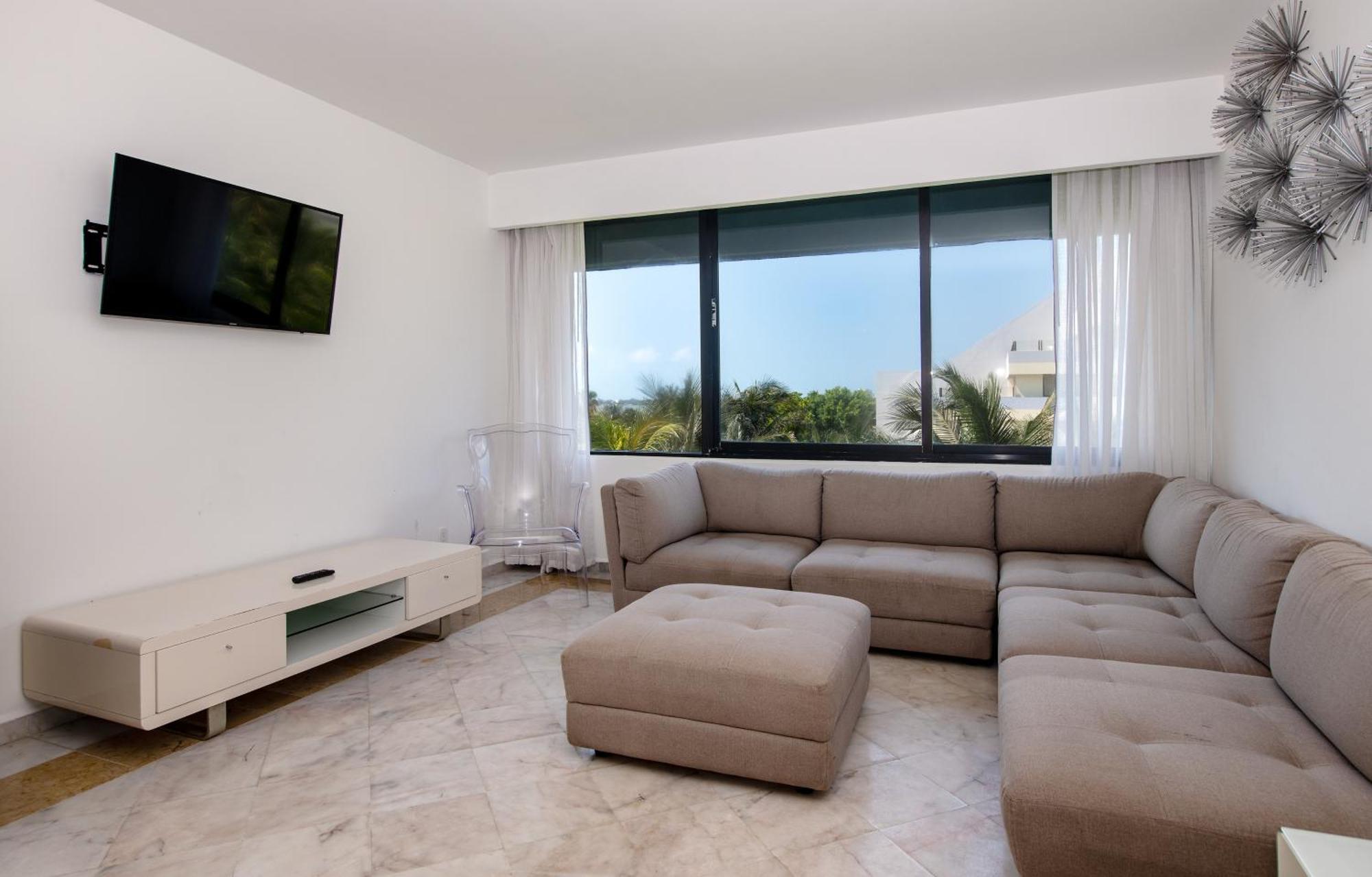 State Of The Art En La Mejor Playa De Frente A Plaza La Isla Apartment Cancun