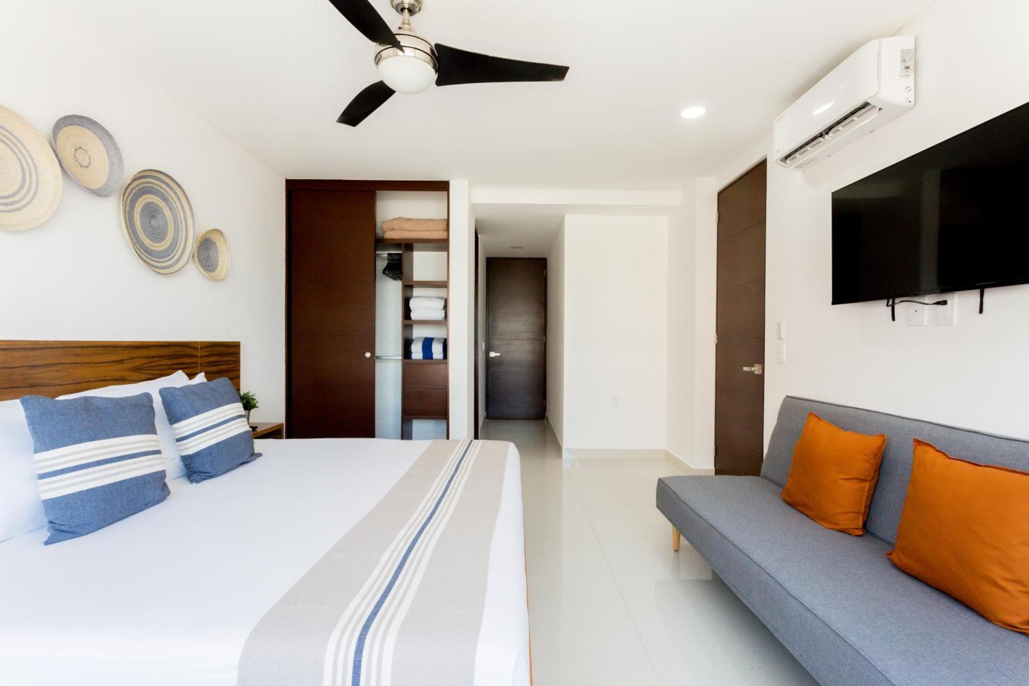 Departamento En Zona Hotelera Con Acceso A Alberca En Rooftop Apartment *