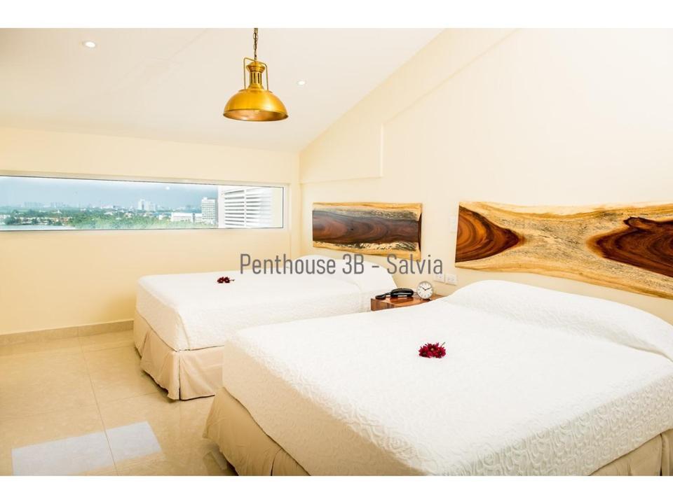 Aparthotel 2 Story Oceanfront Penthouses On Beach! Cancún