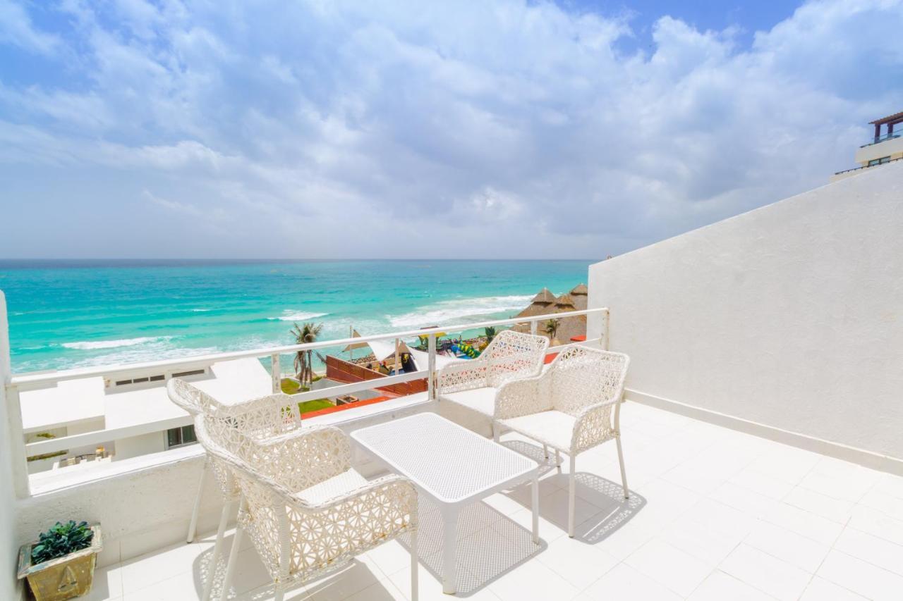 Apartment Penthouse Ocean Front, Steps To The Beach Cancun