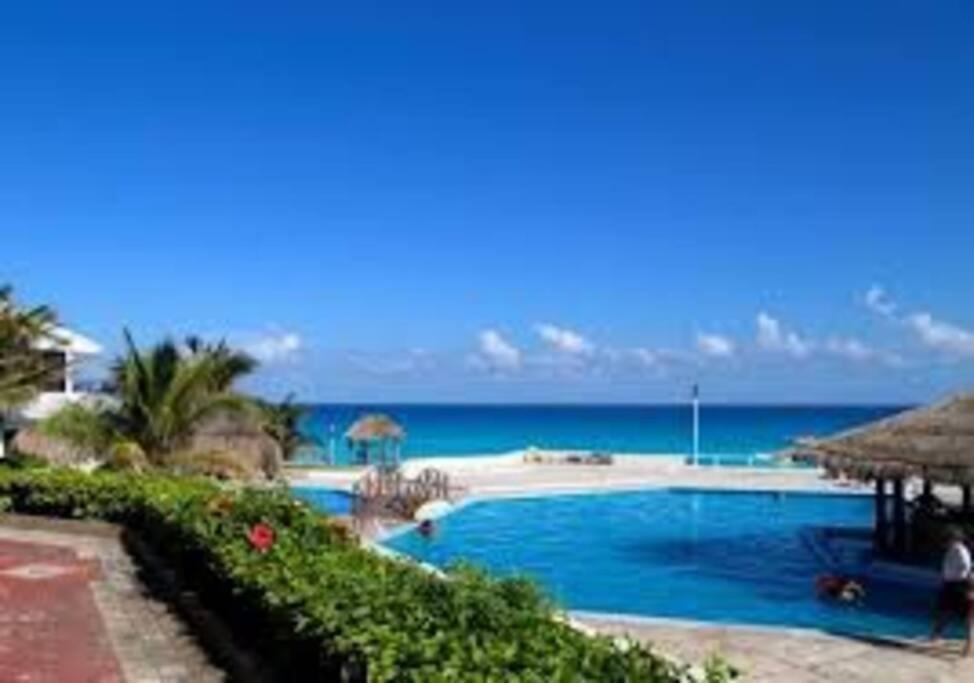 Neat Beachfront At Brisas Cancun