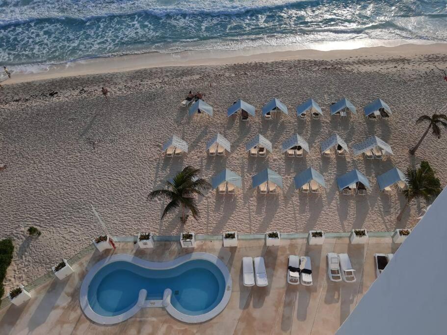 Hermoso Estudio Frente Al Mar, Balcon, Gym 3504 * Cancun