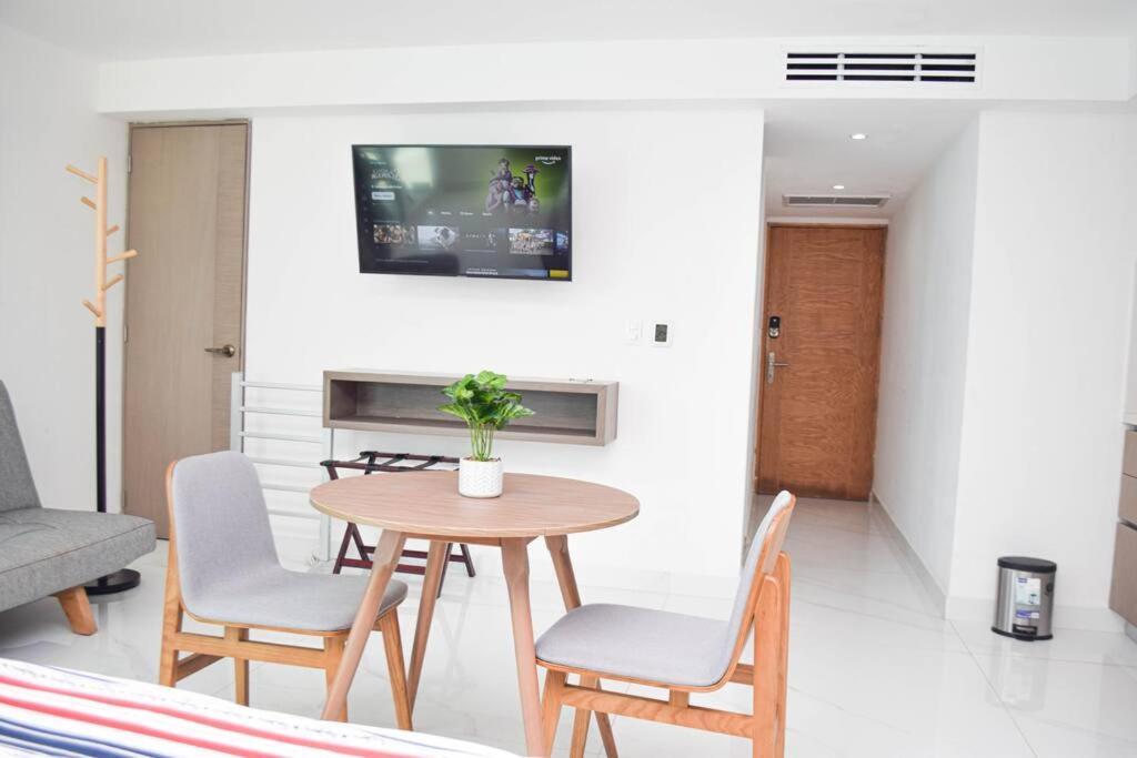 Hermoso Estudio Frente Al Mar, Balcon, Gym 3504 * Cancun
