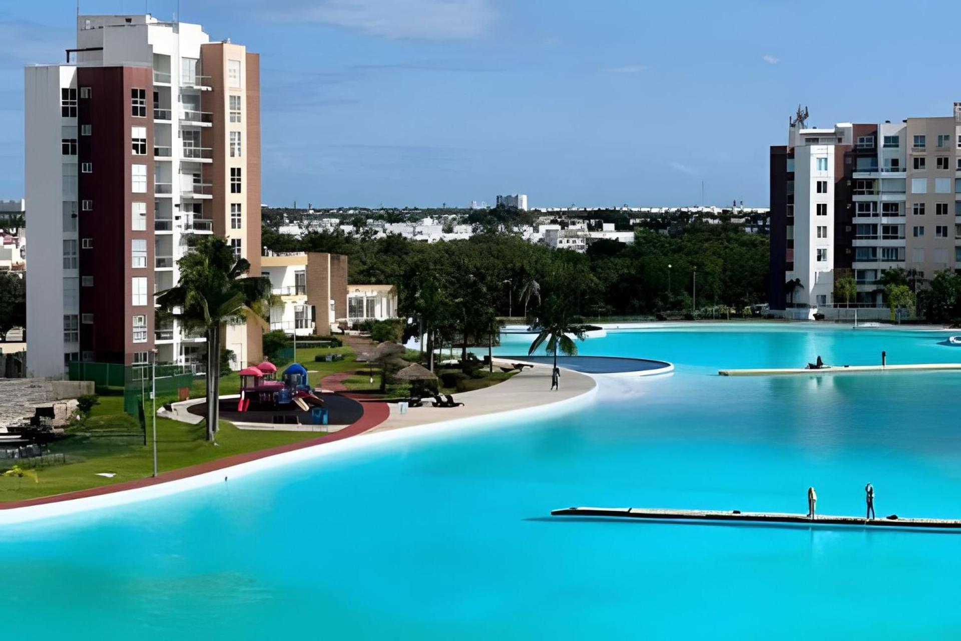 Laguna Azul, 02, Wifi 100 Mbit/s Alberca Gigante Apartment Cancun