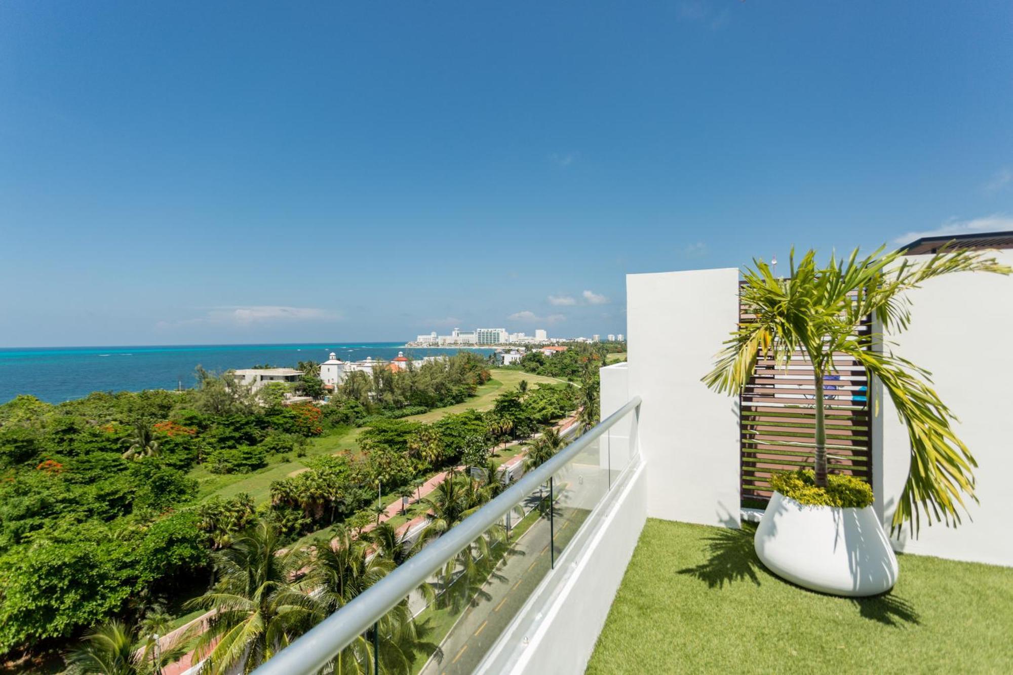 Departamento En Zona Hotelera Con Acceso A Alberca En Rooftop Apartment Cancún