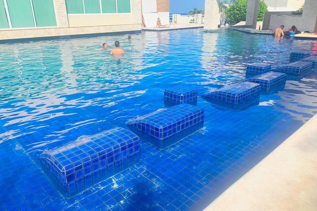 - Steps To And Water Fun Apartment Cancun
