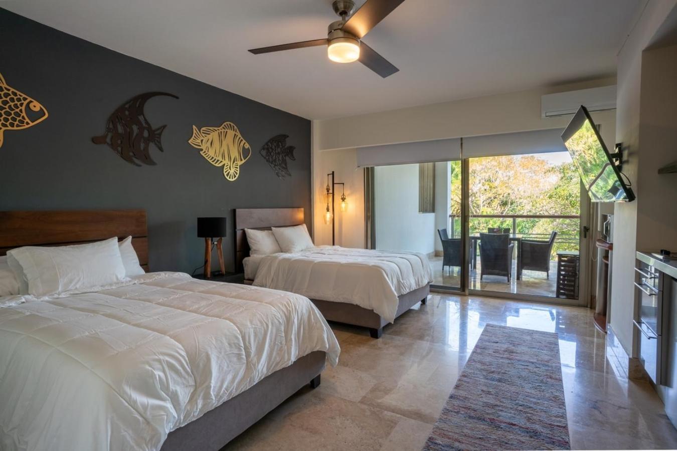 Apartment 2br Beachfront Exclusive W/ Features Cancun