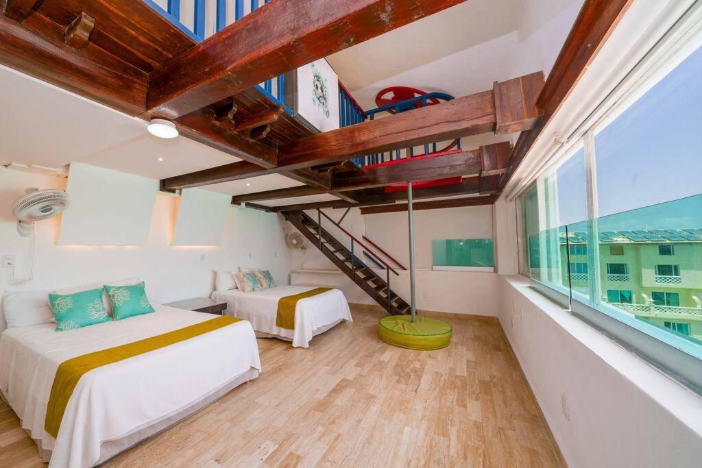 Oceanview Penthouse With Jacuzzi At Zone Villa Cancún