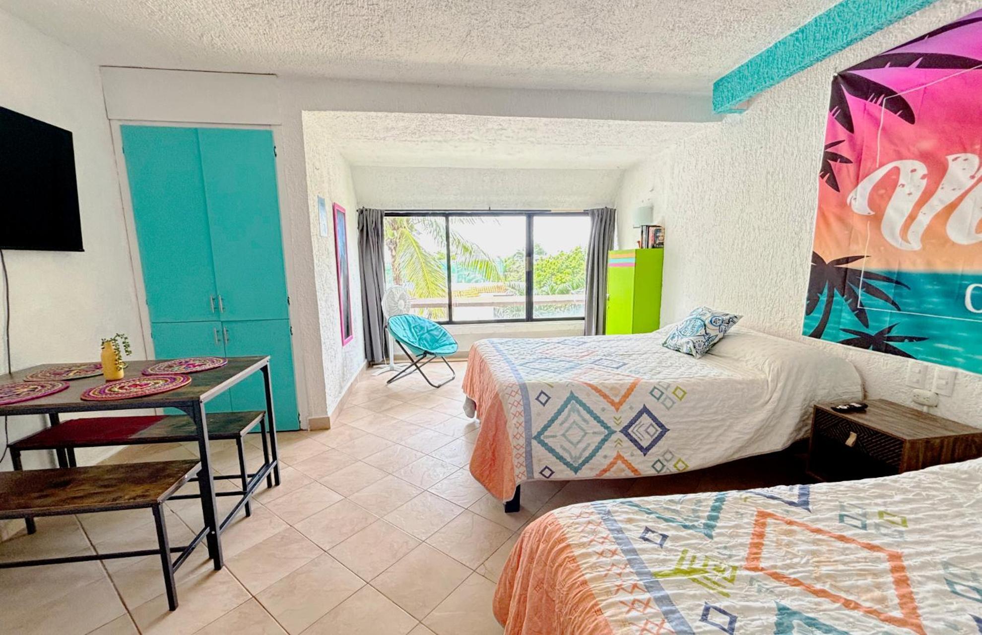 - Steps To And Water Fun Apartment Cancun