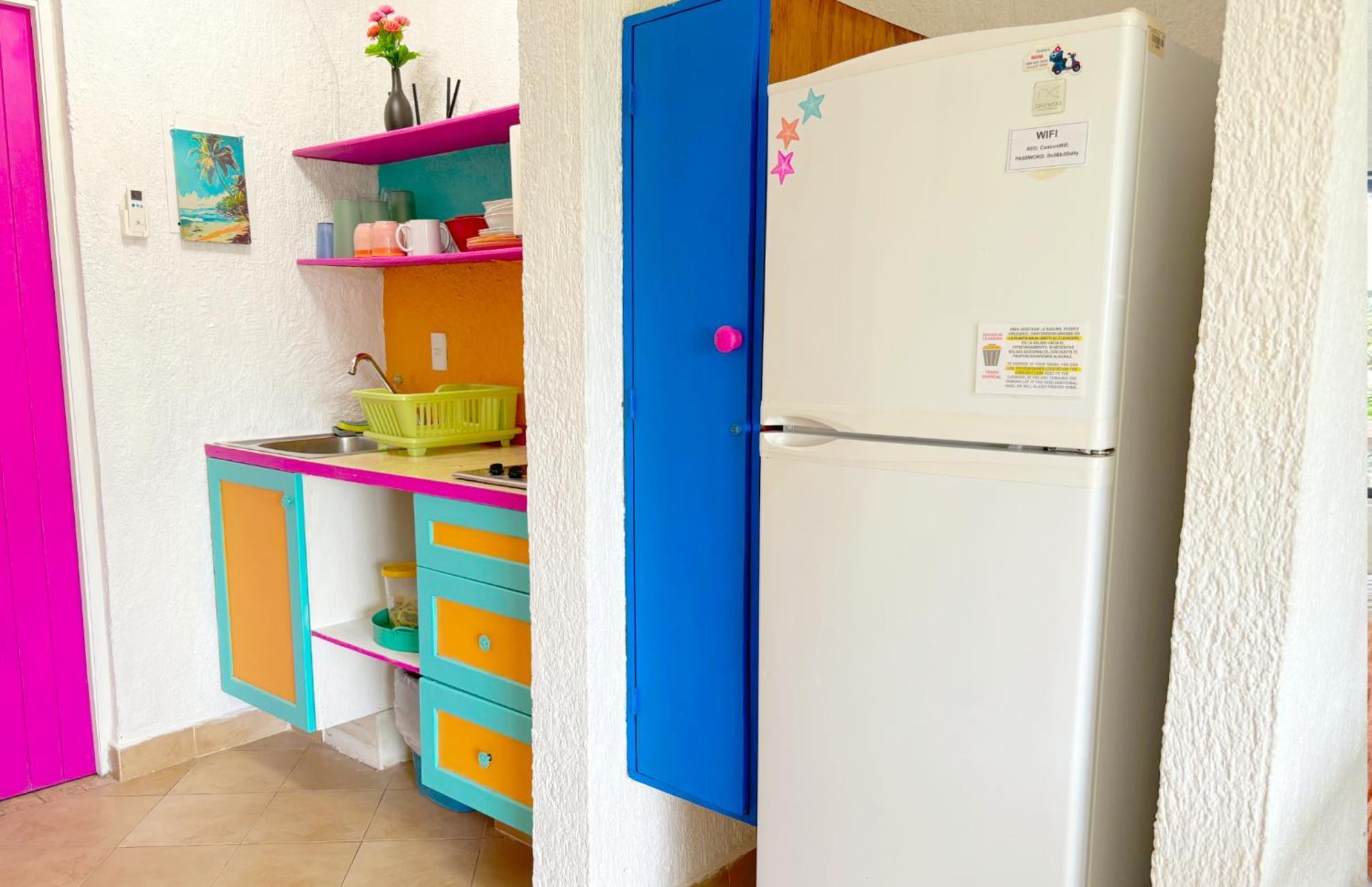 - Steps To And Water Fun Apartment Cancun