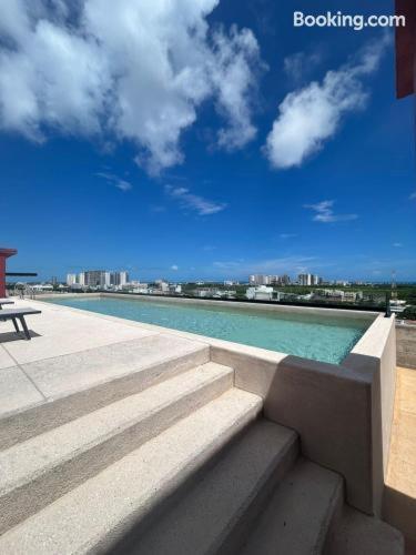 Apartment New Centric 1br With Gym & Pool Cancun