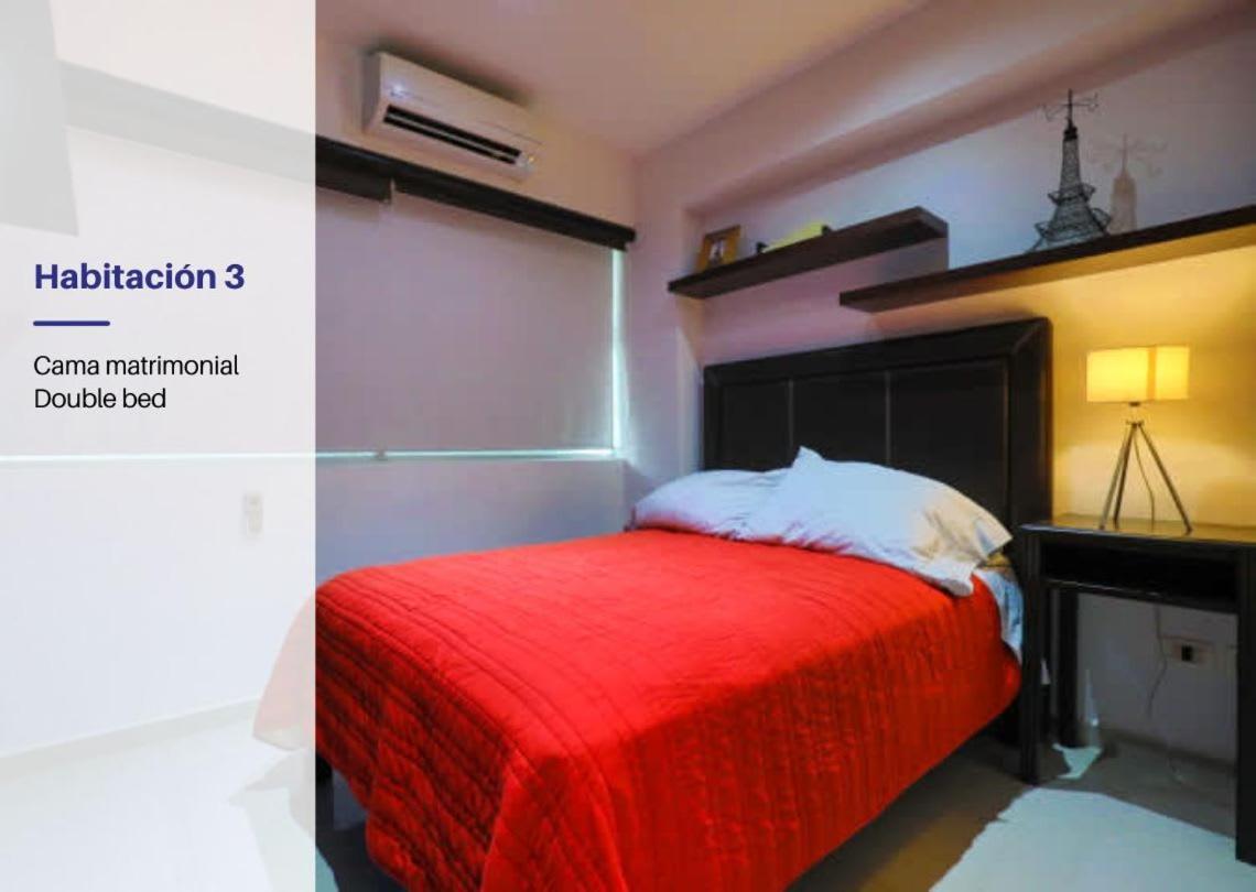 Spacious With Gym & Pool Apartment Cancun