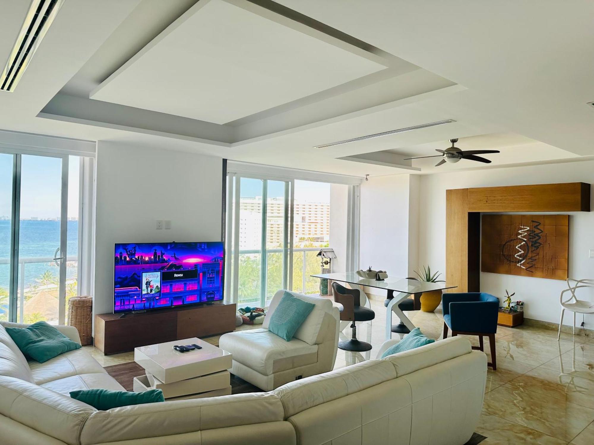 Luxury Ocean View & Front In The Location Of Cancun