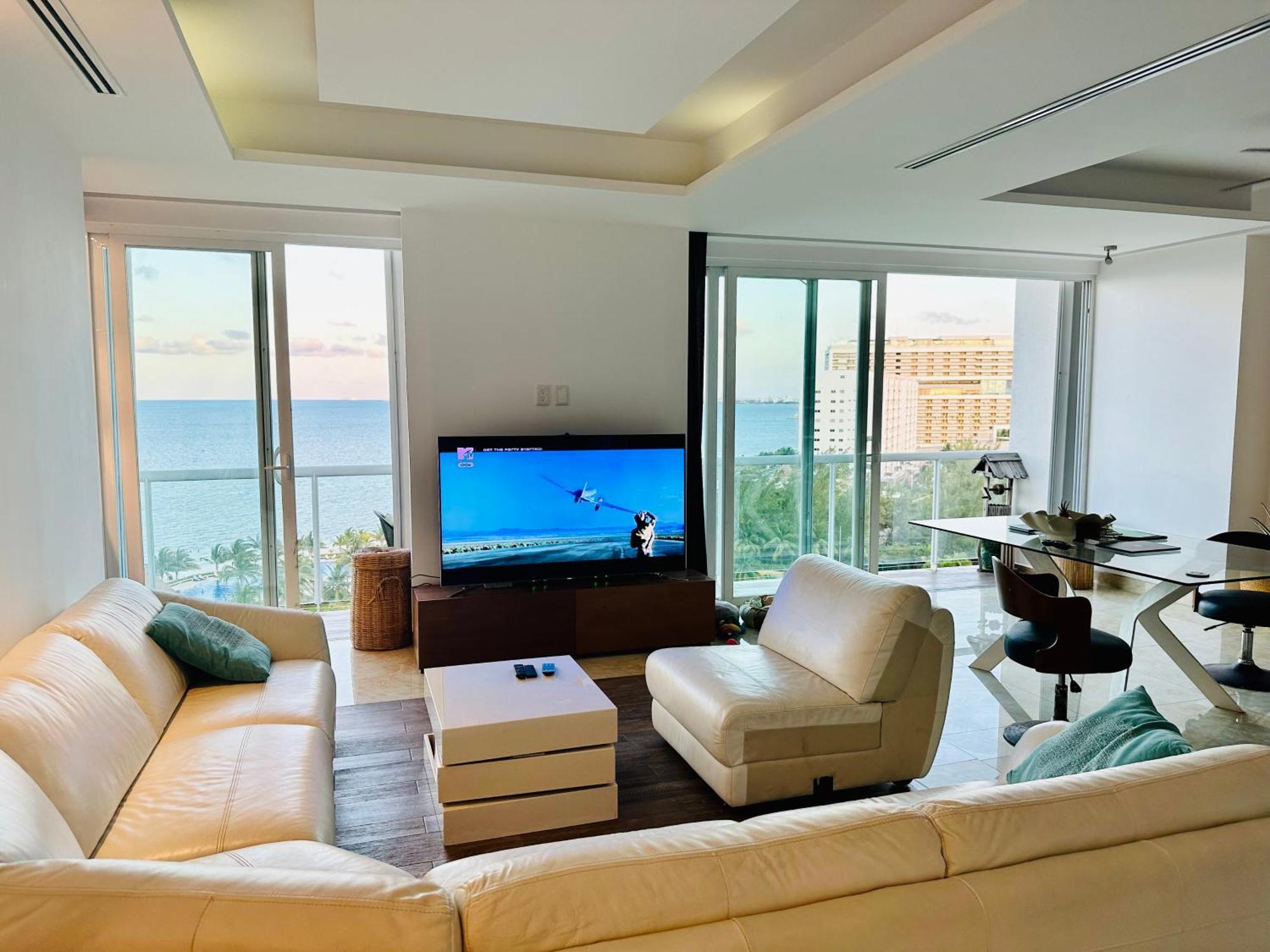Luxury Ocean View & Front In The Location Of Cancun