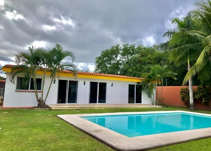 Villa Zivalam In Cancun, Nature And Comfort