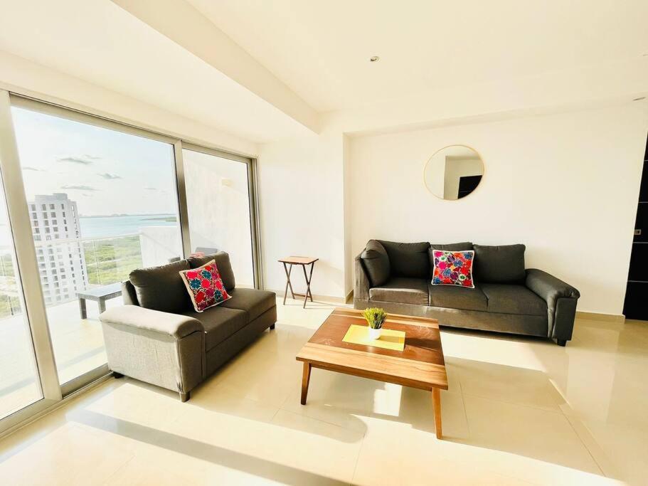 Amazing View 2 Bedroom Apto,5 Min To Hz,malldownstairs Ny1601 * Cancun
