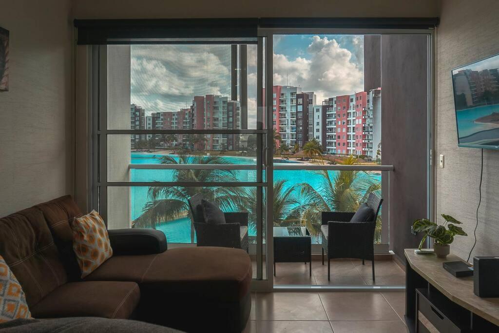 Dr02 Departamento Moderno Con Vista A La Laguna En Dream Lagoons Apartment Cancun