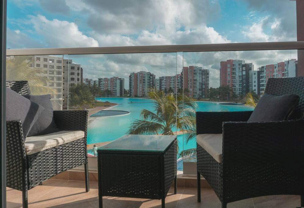 Apartment Dr02 Departamento Moderno Con Vista A La Laguna En Dream Lagoons *