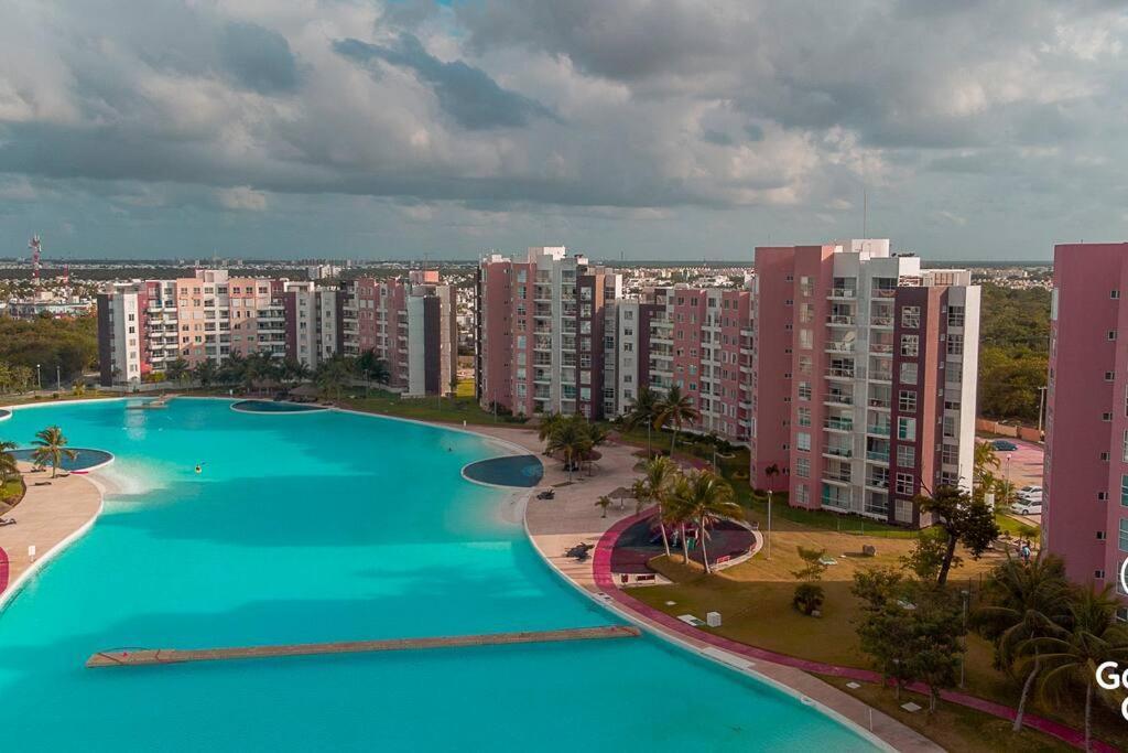 Dr02 Departamento Moderno Con Vista A La Laguna En Dream Lagoons Apartment