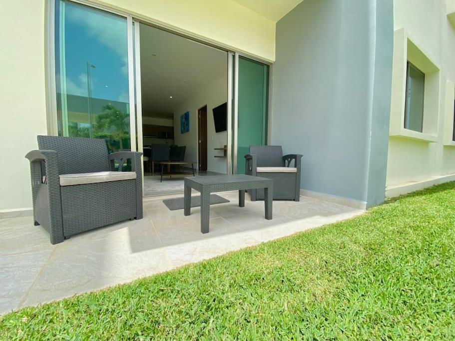 Moderno Departamento Planta Baja Con Alberca Cancun