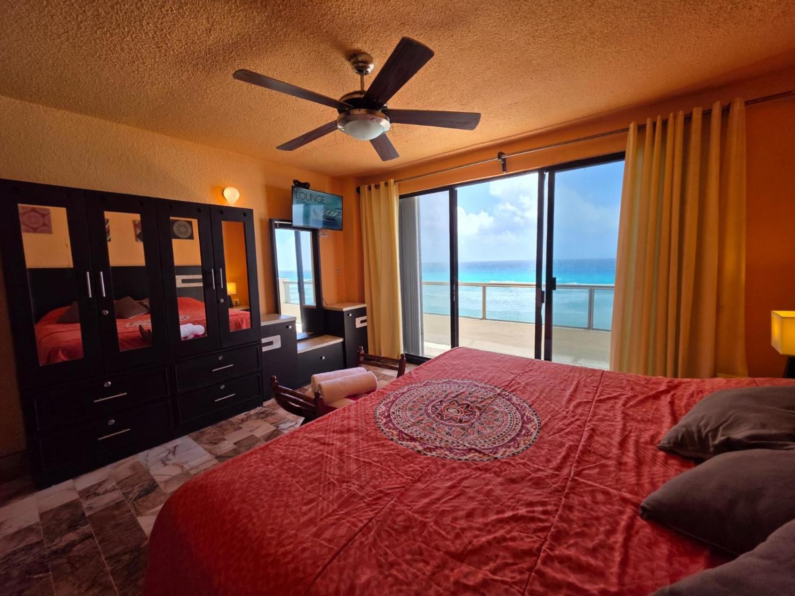 Ocean View With Balcony Zone Apartment Cancun
