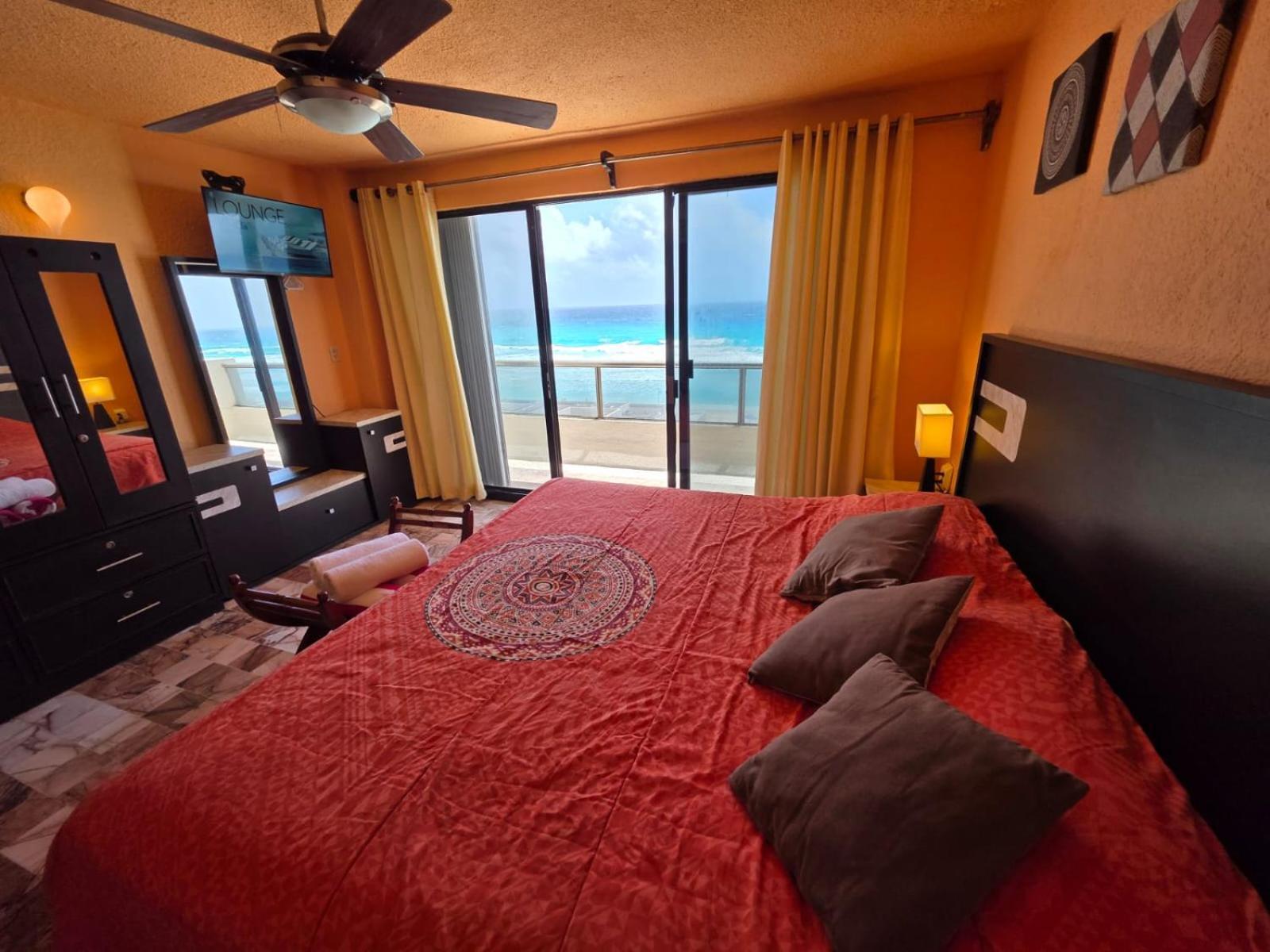 Ocean View With Balcony Zone Apartment Cancun