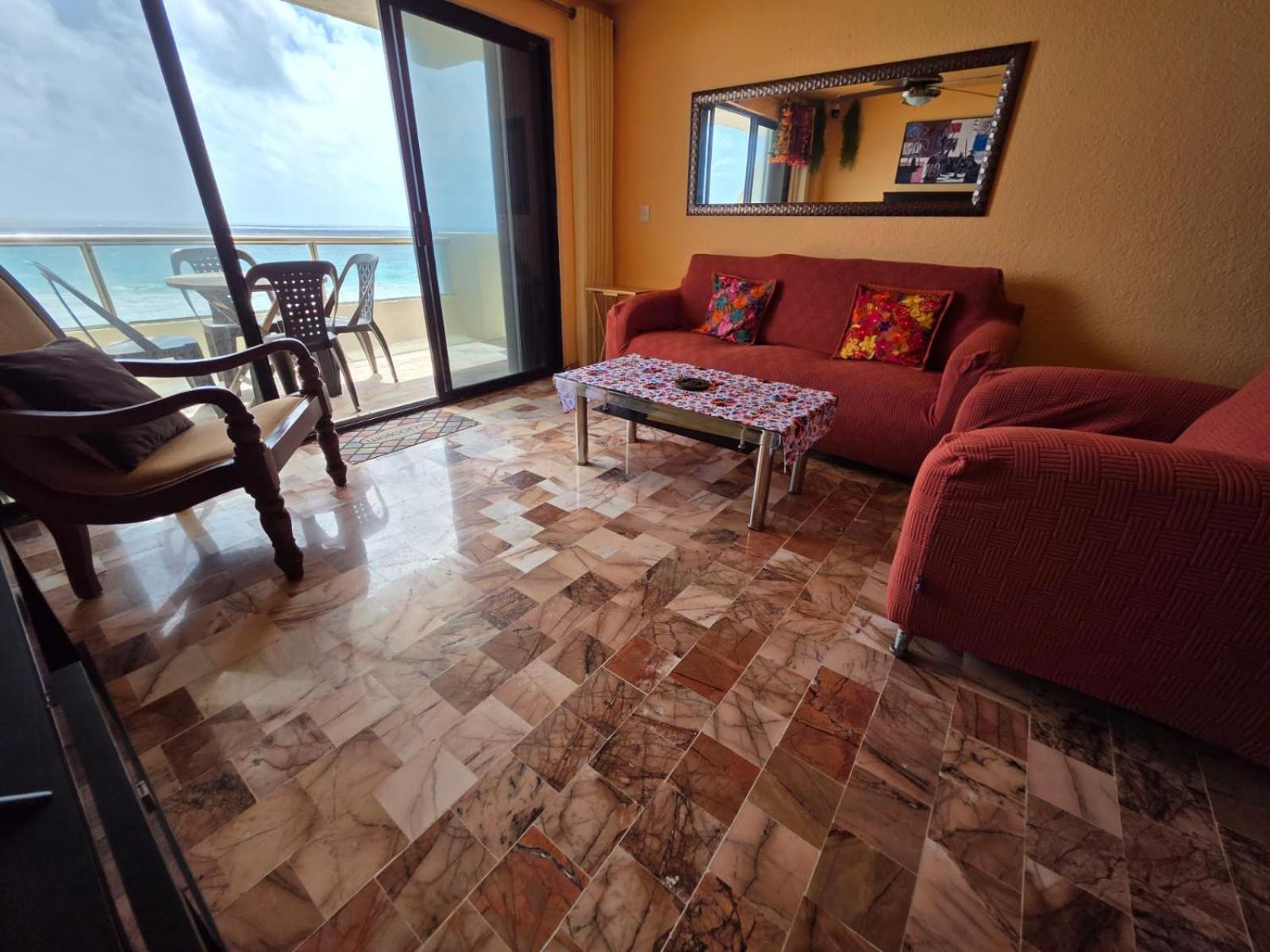 Apartment Ocean View With Balcony Zone Cancun