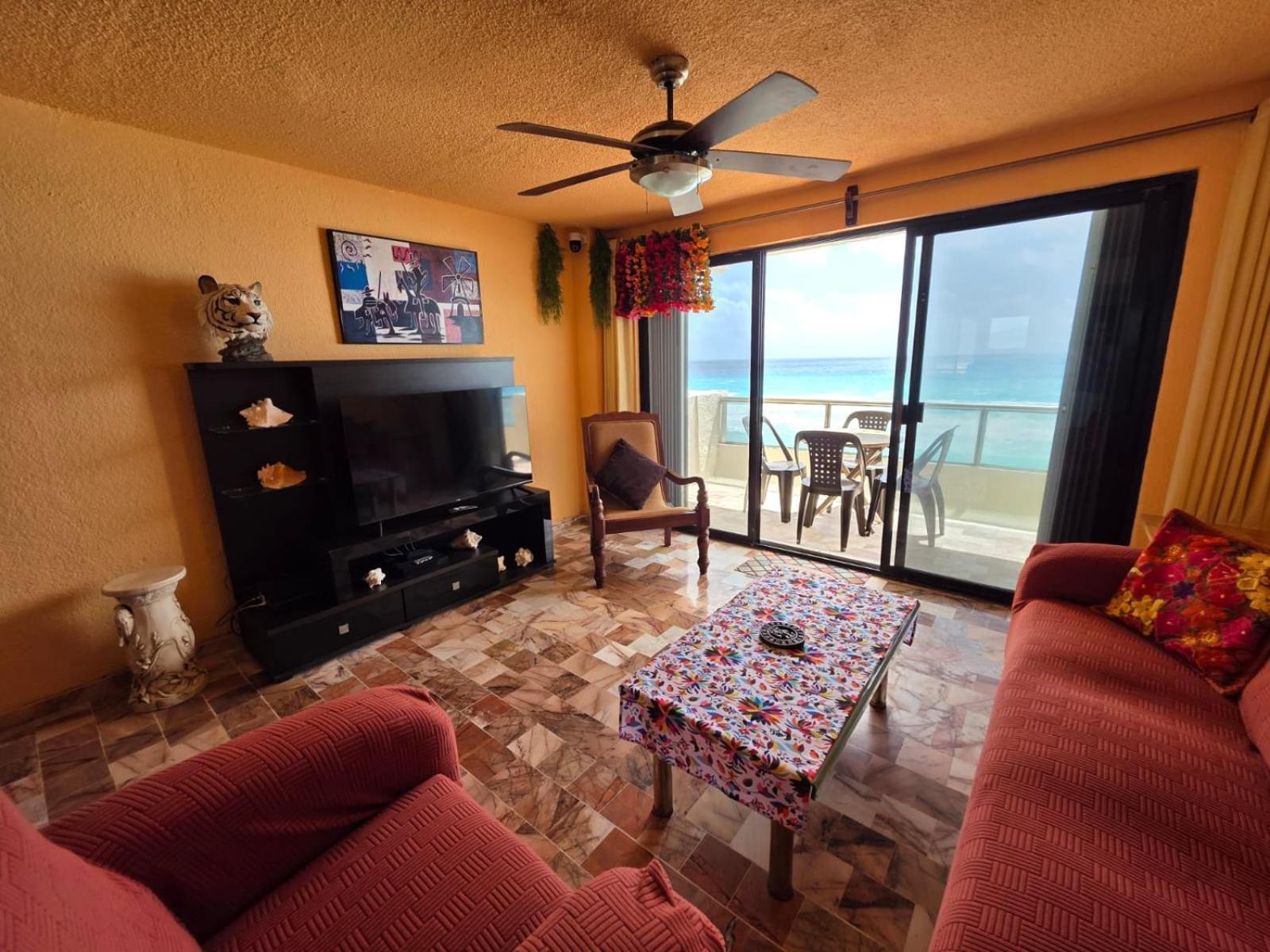 Ocean View With Balcony Zone Apartment Cancun