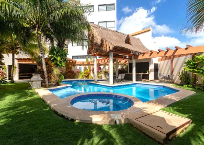Apartamento Vacacional con Piscina en Cancún
