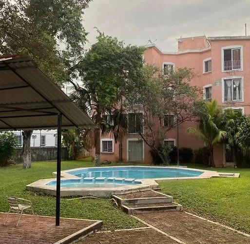 Depa Familiar Con Alberca Wi-Fi Ac Centrico