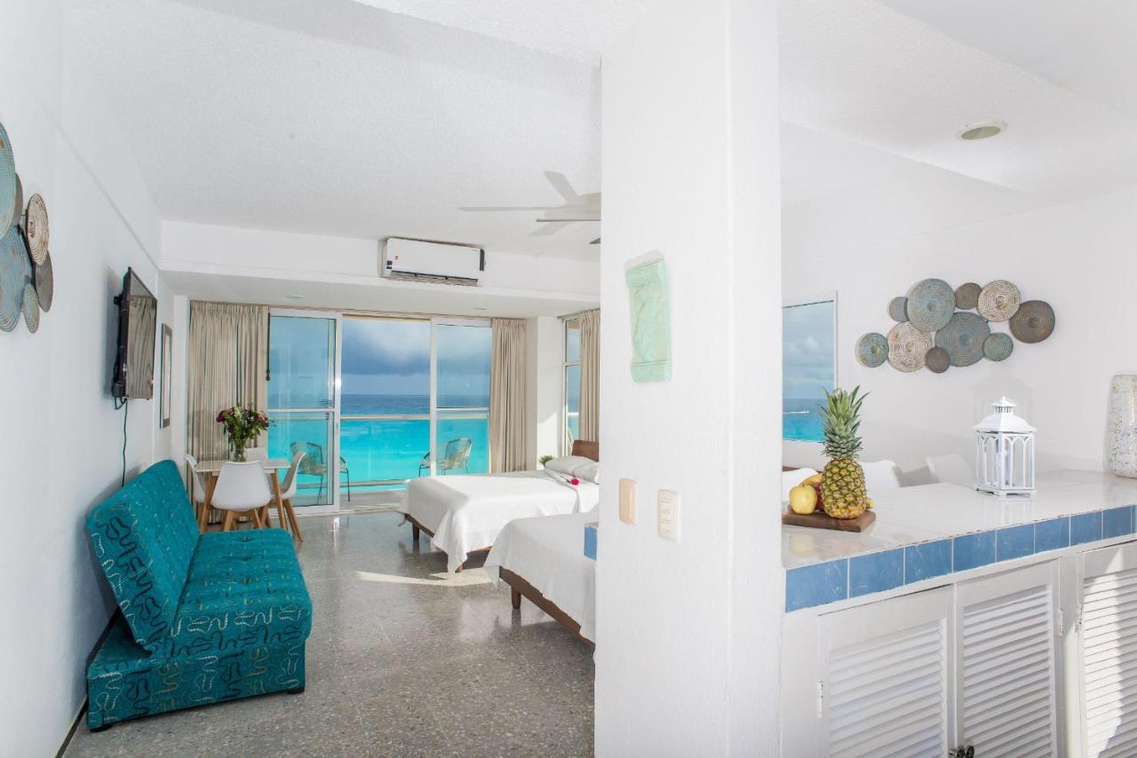 Stunning! 2 Bdrm Beach/oceanfront On Beach - Zone Cancun