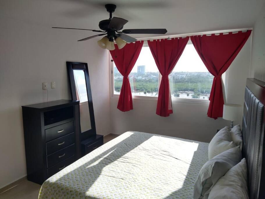 Apartment Hermoso De 2 Frente Al Caribe Cancun