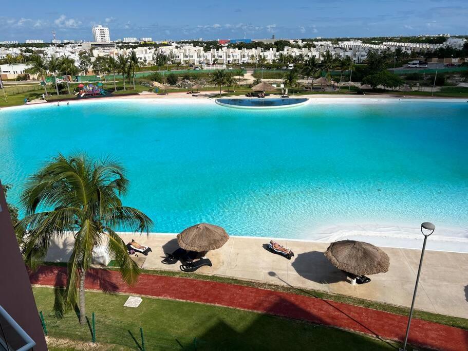 лагуна. прохладная. с бассейном, 15 мин от моря Cancun