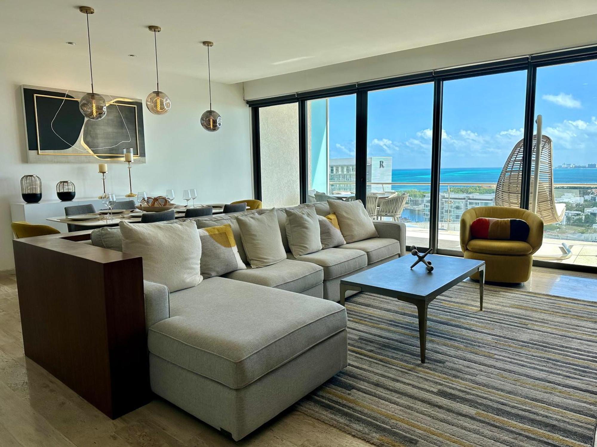 Apartment 3br Luxury Oceanfront W Pool, Gym & Views